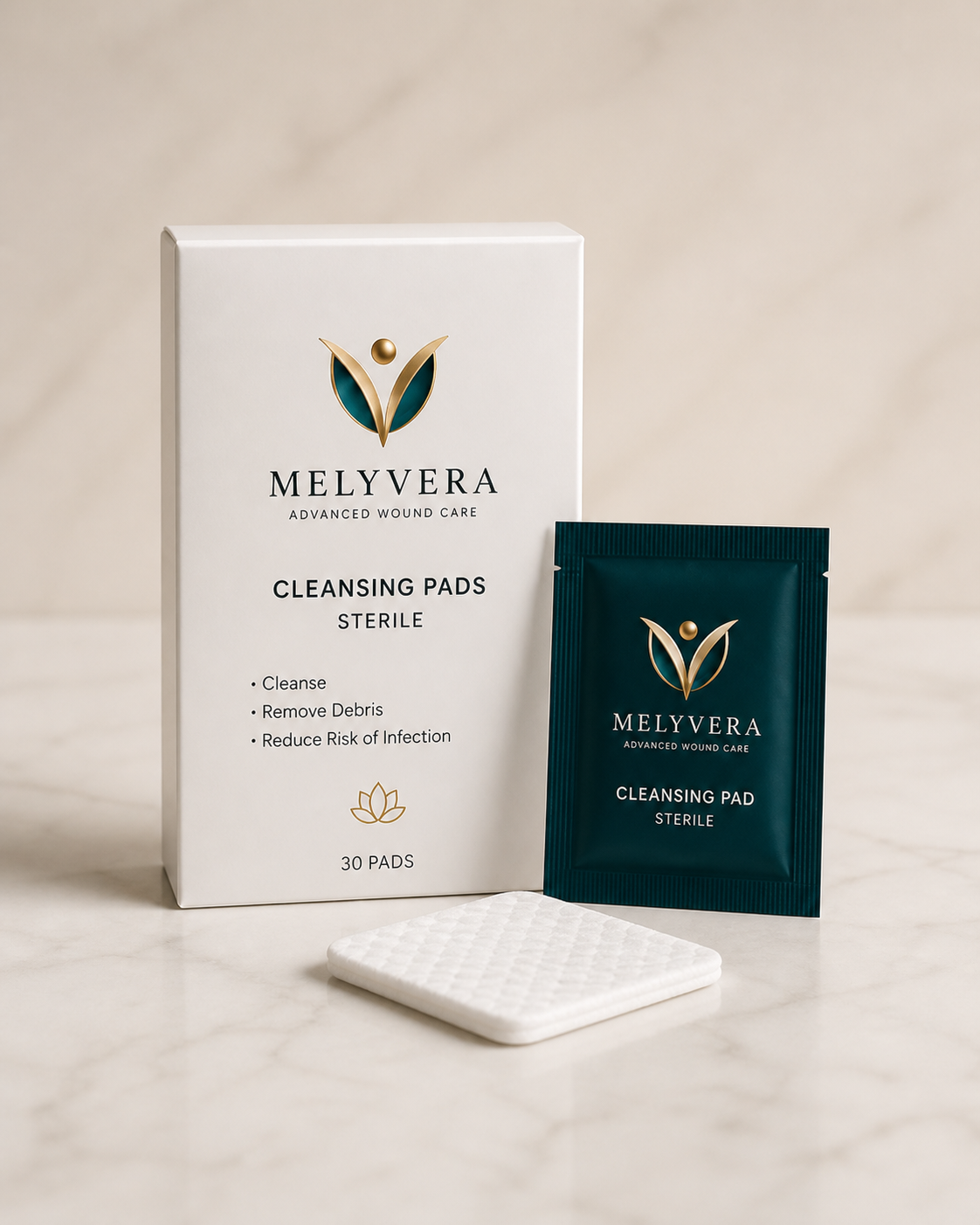 MELYVERA Cleansing Pads, 30 pads